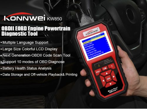 KW850 OBDII Scanner Diagnostic KONNWEI KW850 OBD2 Ψηφιακό Σαρωτής Αυτοκίνητο Διαγνωστικό Skroutz Amazon