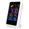 WWW.GAGETMOU.COMWeather Station HAPTIME YGH-391, Forecast Station, Wireless Forecast Temperature Humidity Tester Clock Alarm Indoor Outdoor Rechargeable & Portable 1