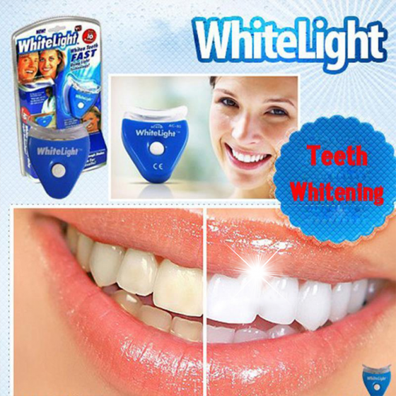 White Light Tooth Whitening System Home Kit Tooth Whitening Gel Super Bright Oral Bleaching Led 
