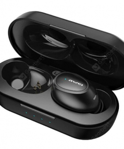 AWEI TWS T6C Bluetooth Earphone Wireless Charging Earbuds With Mic HiF - T6C(Black)