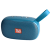 TG173 Mini Portable Bluetooth Speaker Small Wireless Music Column Subwoofer USB Speakers for Phones with TF FM Radio- blue