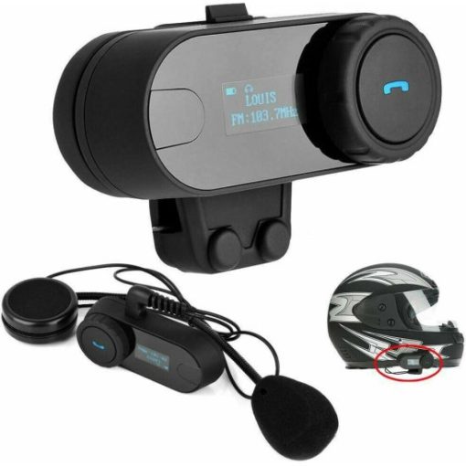 Bluetooth Intercom System For Helmets with LCD Screen FreedConn - TCOM-SC