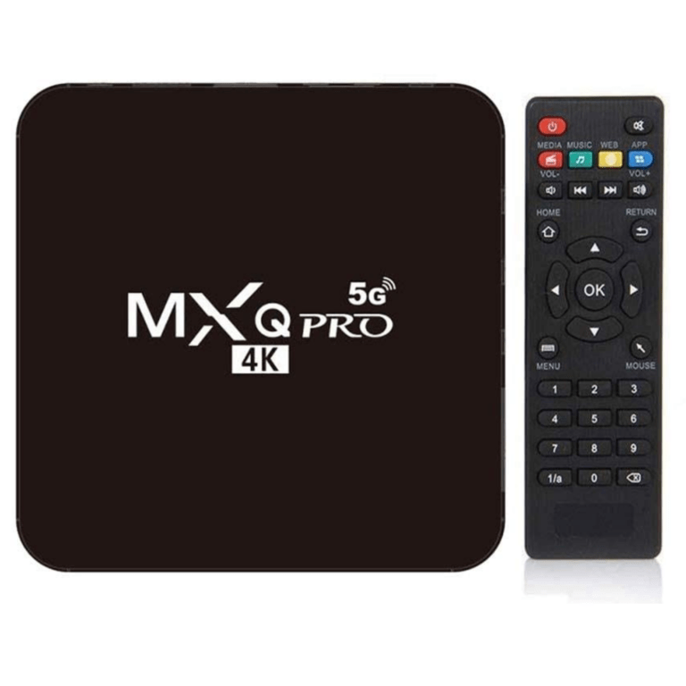 TV BOX MXQ Pro 4K Upgraded Version 2020 Android 10,1 TV Box Ram 4GB ROM 32GB Android Smart Box H.265 HD 3D Dual Band 2.4G5G WiFi Amlogic S905 Quad Core Home Media Player