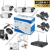 Wireless Network Video Recorder with 4 Cameras - NVR WiFi Kit - 5G