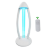 38W Ultraviolet Disinfection and Sterilization Ozone Lamp with Remote Control White - UVL-W1