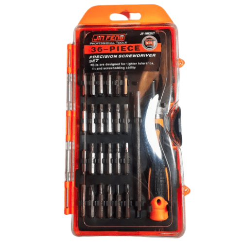 Extendable Screwdriver set with 36 bits and Carrying Case - JF-90267