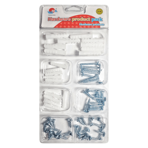Screws with Wall Plugs Assortment Kit - Chenyang 35399-4