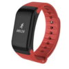 Andowl Y1 Smart Band Bluetooth Smartwatch with Recording of Steps, Sleep & Heart Rate Red