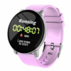 W8 Smart Bracelet Heart Rate Blood Pressure Pedometer Sports - Pink