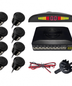 8 Sensor Easy to install Premium Parking Sensor System Car Distance Detection System for all cars Reverse Assistance Backup Radar Monitor Parktronic System - G-8001