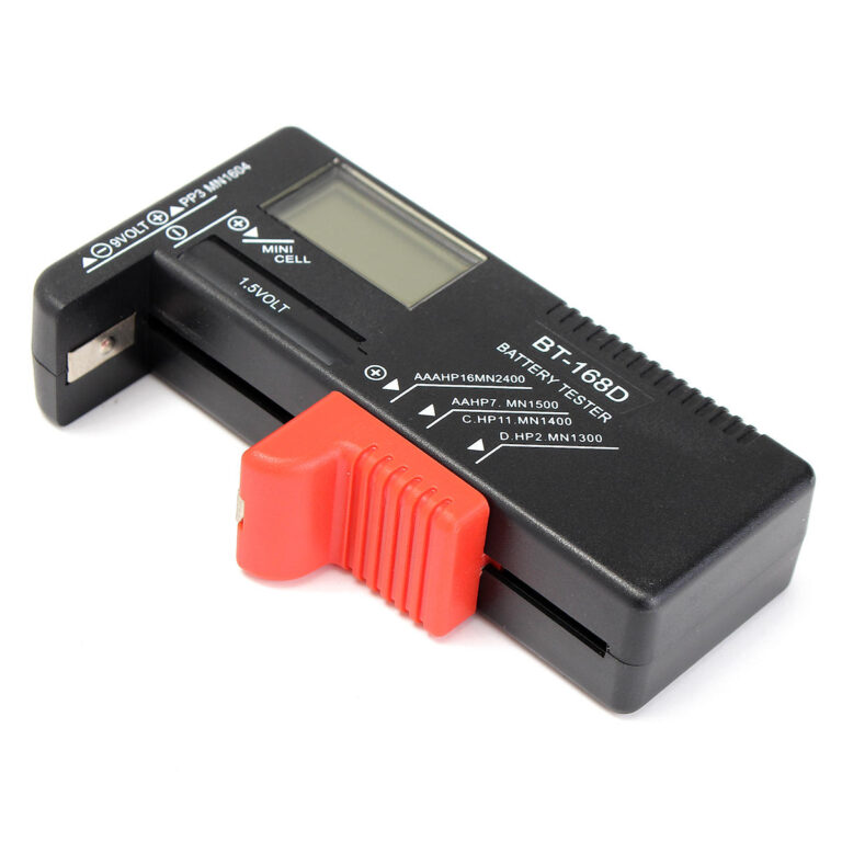 Digital Battery Meter 1.5V And 9V With Display BT-168D