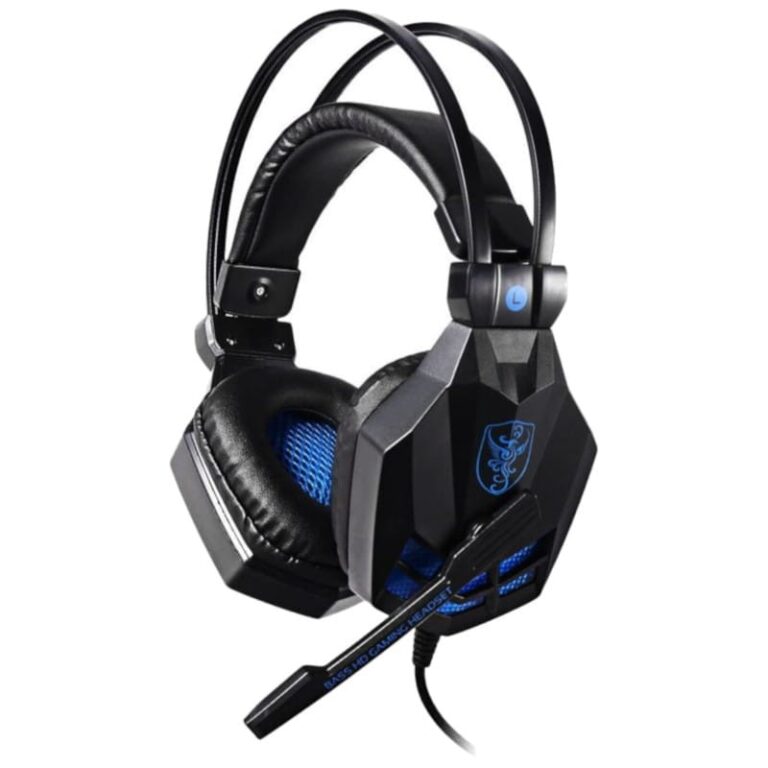 Vibrate Luminous Gaming PC Headphones Soyto SY850MV - Black