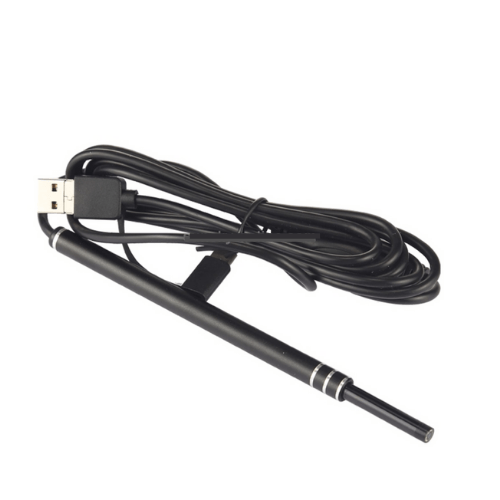 3 in 1 USB Ear Scope Inspection Visual Ear Tool 1.85m Length Cable i96 (Black)