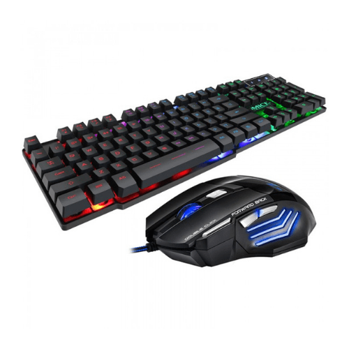 USB Wired Keyboard and Mouse with LED Lighting IMICE AN-300