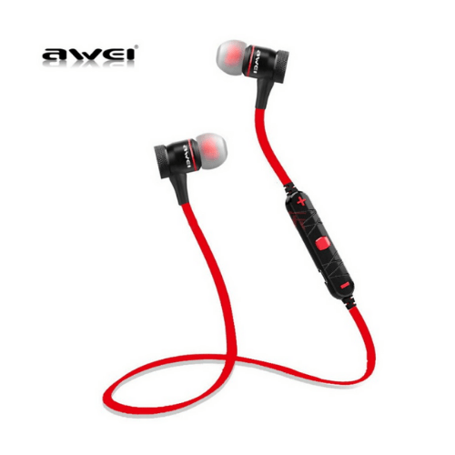 Bluetooth Wireless Headphones for mobile Magnetic Awei A920 BL- Red