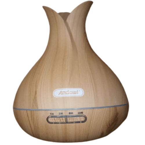 Ultrasonic And Aromatherapy Humidifier Aroma Diffuser Light Wood Andowl Q-T58