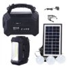 GDPLUS Brighter than ever Solar Lighting System Rechargeable FM Radio with USB MP3 Player LED LIGHT-GD-8161