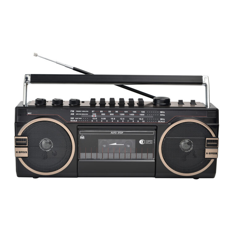 CMIK STEREO RADIO CASSETTE RECORDER WITH USB / SD Ghettoblaster,Back to the 80's-MK-133