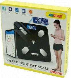 Andowl Q-D001 Smart Scale Andowl Επαναφορτιζόμενη ψηφιακή ζυγαριά μπάνιου , Συγχρονισμός δεδομένων με κινητά τηλέφωνα, Q-D001 SkroutZ 