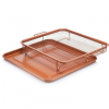 Copper Rectangle Crispy Tray,The Amazing Crisping Fryer That Works In Your Oven - CRISP-01