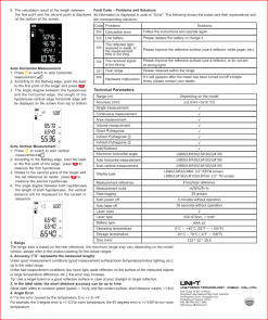 LM40 Laser Distance Meter isplay unit 0.001m