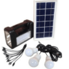 EAGLEHEAD Solar Emergency System with 3 Lamps and Device Charging System BCT-8010