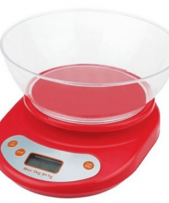 Digital Multiunits Electronic Scale Feilite Food Weight For Kitchen up to 7 Kgr KE-1 Red