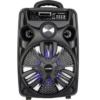 KIMISO QS-825 Wireless Bluetooth Portable Speaker 1500 P.M.P.O Super Bass LED Light Wired Microphone