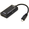 MICRO USB CONVERTER TO HDMI MHL 15CM BLACK MUHM-15