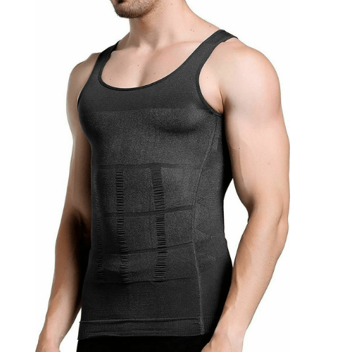 Men's Sweatshirt and Slimming Shirt Body Shaping Vest Q-YD3