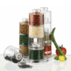 Transparent Spice Jars Rotating Tower - Spice Tower Carousel Jar 03007SPT00DF