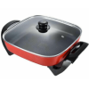 OR-2105 High Quality Electric Heating Pot, Tempered glass lid, Non-Stick Pan, Easy to Wash, 4-5 Servings, Red/Black 250V 10A