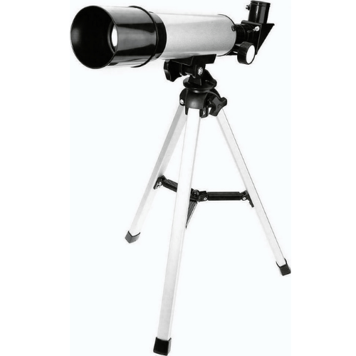 Amateur Astronomical Telescope OPTICAL GLASS END METAL TUBE with 90x Zoom, Tripod & Binoculars for Kids and Beginners F36050