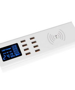 YC Docking Station 8xUSB & Wireless Charging White CD-A23W