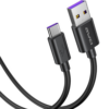 AWEI USB Cable In Type-C 5A 0.30m Black CL-113T