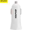 Awei Car Charger 2.4A USBx2 White C-300