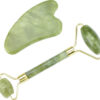 Flawless Green Quartz Roller & Gua Sha Face Sculpture Tools Set From Green Quartz - NJ 07470