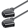 POWERTECH Scart Cable 21pin to Scart 21pin, 1.4m, CAB-S001 Black