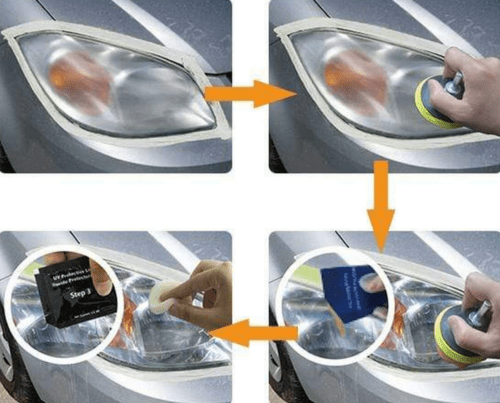 DIY Headlight Restoration - Handmade Weekly