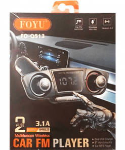 FOYU FM Transmitter with Bluetooth Version 4.2 USB FO-Q513