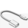 OTG Micro Cable Adapter Micro USB OTG Cable To USB Silver KY-168 