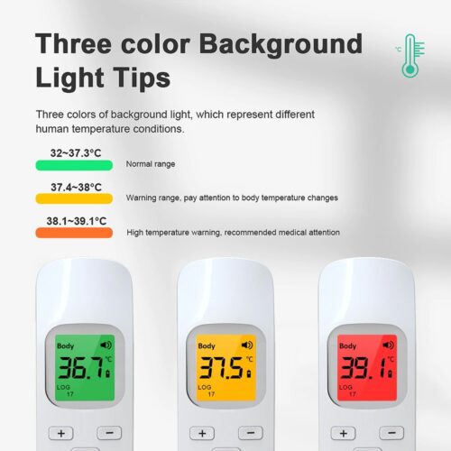 Rechargeable Forehead Thermometer Medical USB Termometrs Digital