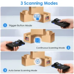 EYOYO Barcode Scanner For Android IOS Cell Phone and Window Phone