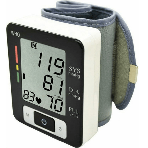 Andowl High-Quality Digital Wrist Blood Pressure Monitor Sphygmomanometer & Pulse Pressure Monitor CK-W133