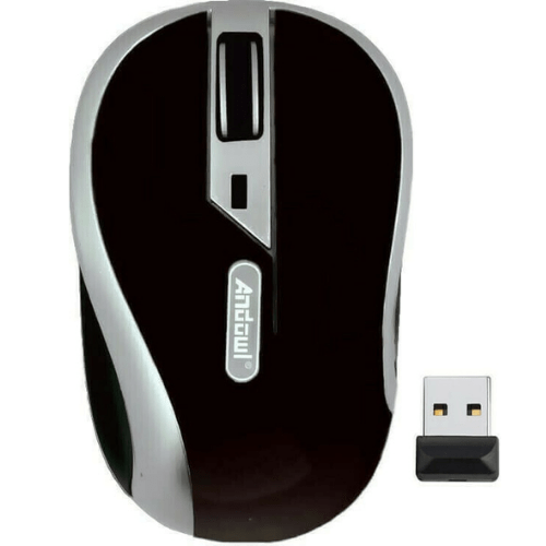 Andowl Wireless Mini Mouse Black 2.4GHz AN-QM63