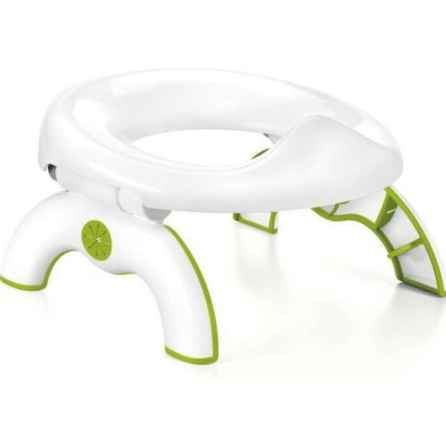 Children's Go Potty Toilet Seat with Hard Surface White