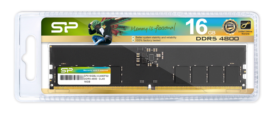 SILICON POWER μνήμη DDR5 UDIMM SP016GBLVU480F02 16GB 4800MHz CL40 » Gadget  mou