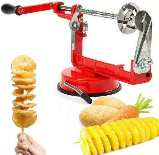 Spiral Potato Cutter Chips Πατατοκόπτης από Ανοξείδωτο Ατσάλι Χειροκίνητος Gadget mou Skroutz