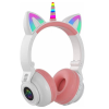 Unicorn STN27 Ασύρματα Bluetooth Over Ear Ακουστικά με 7 ώρες Λειτουργίας Λευκά Unicorn STN27 Children Headphones White Gadget mou Skroutz Shopflix Aliexpress Amazon