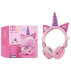 AH805 Unicorn Kids Headphones Pink AH805 Unicorn Ασύρματα/Ενσύρματα On Ear Παιδικά Ακουστικά Ροζ